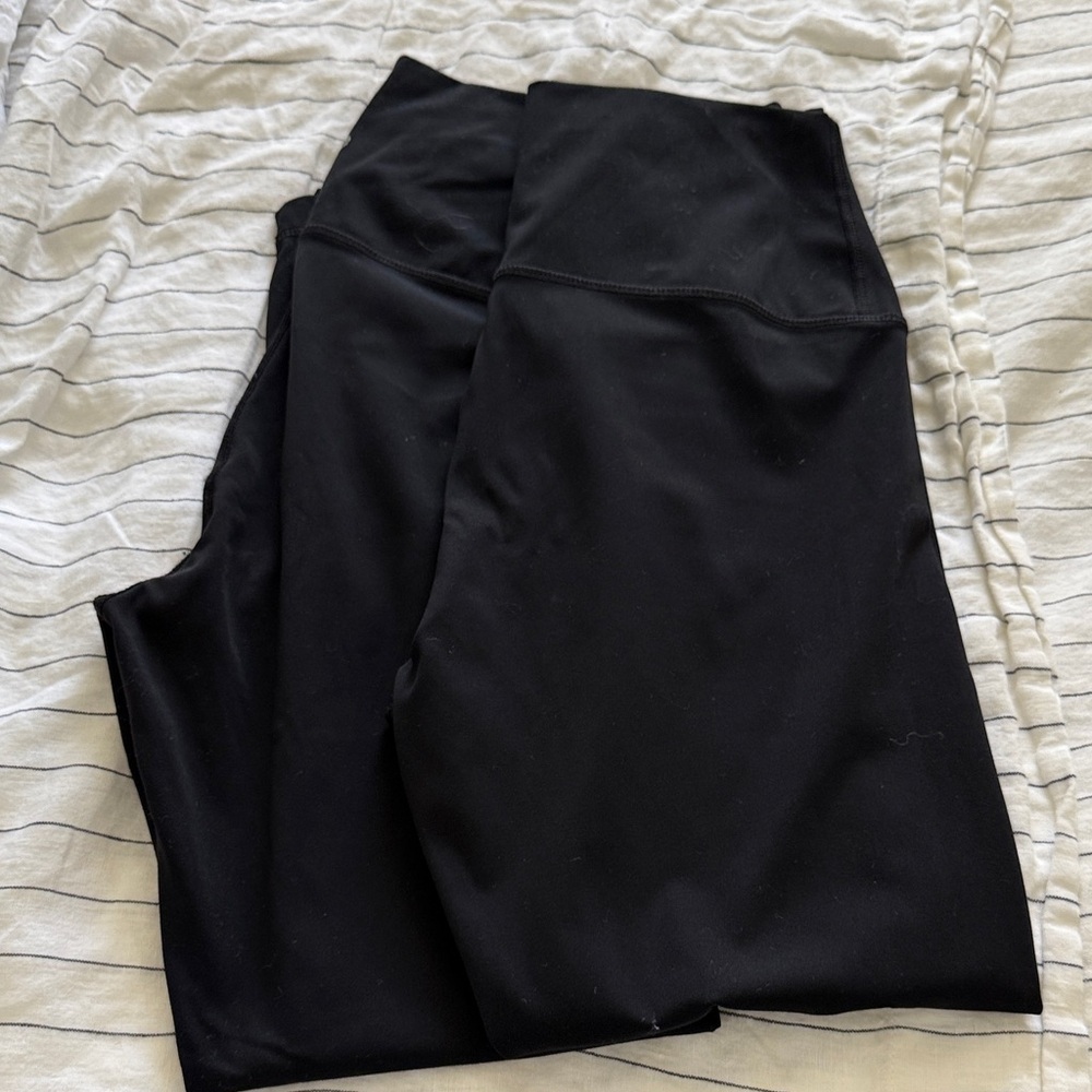 2 pair 90 Degree By Reflex Superflex Black Ankle Leggings